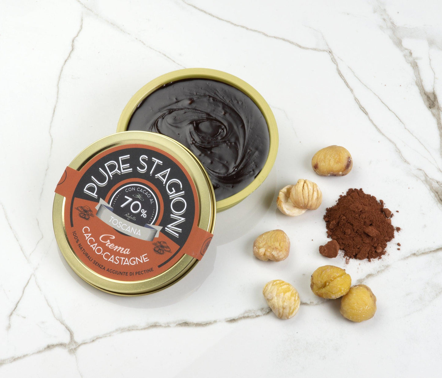 Crema di Cacao e Castagne - 200g - Pure Stagioni